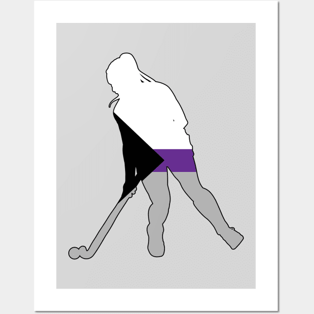 Field Hockey: Demisexual Pride Wall Art by ziafrazier